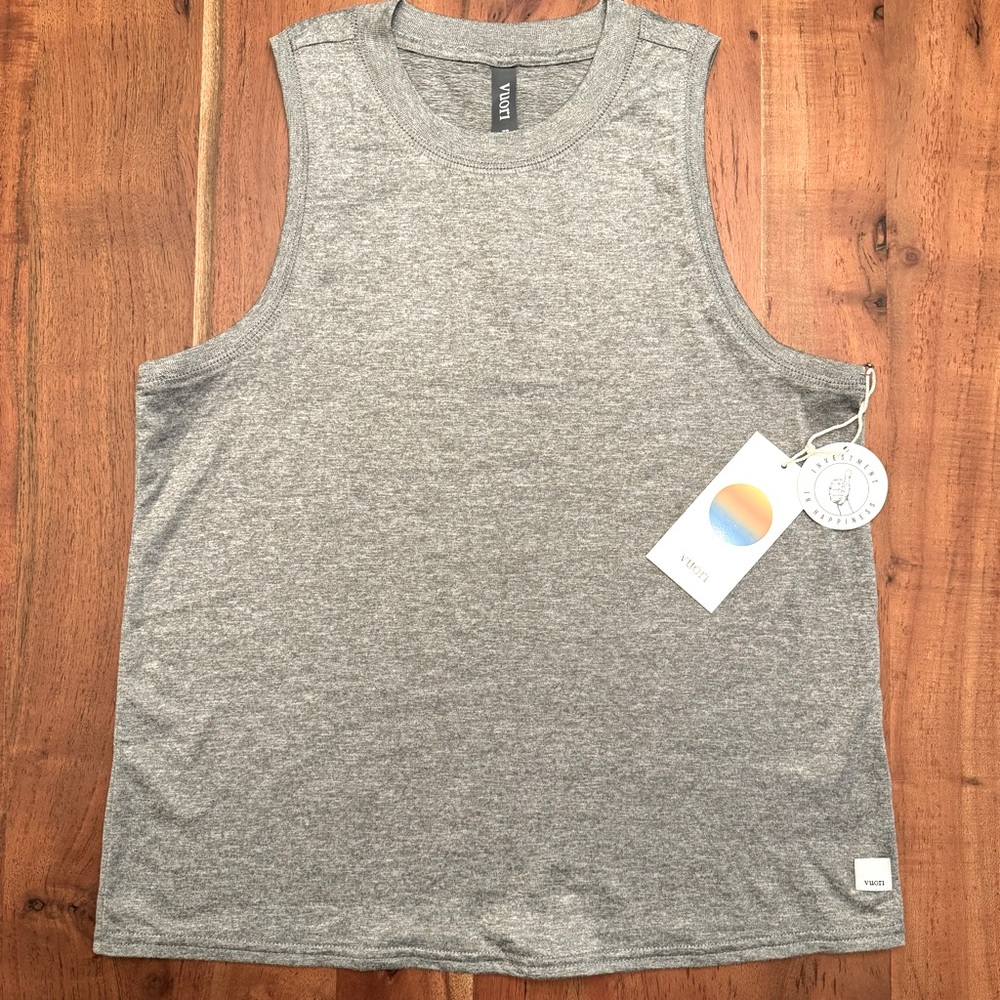 Vuori Energy Top Long - XS Heather Gray - NWT